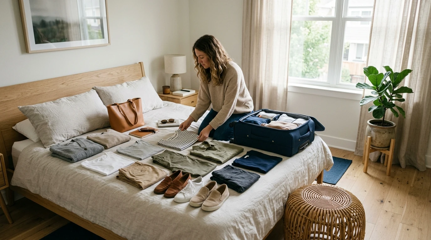 5 4 3 2 1 Capsule Wardrobe: The Packing Formula
